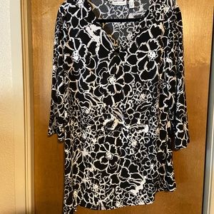 Susan Graver Liquid Knit Blouse